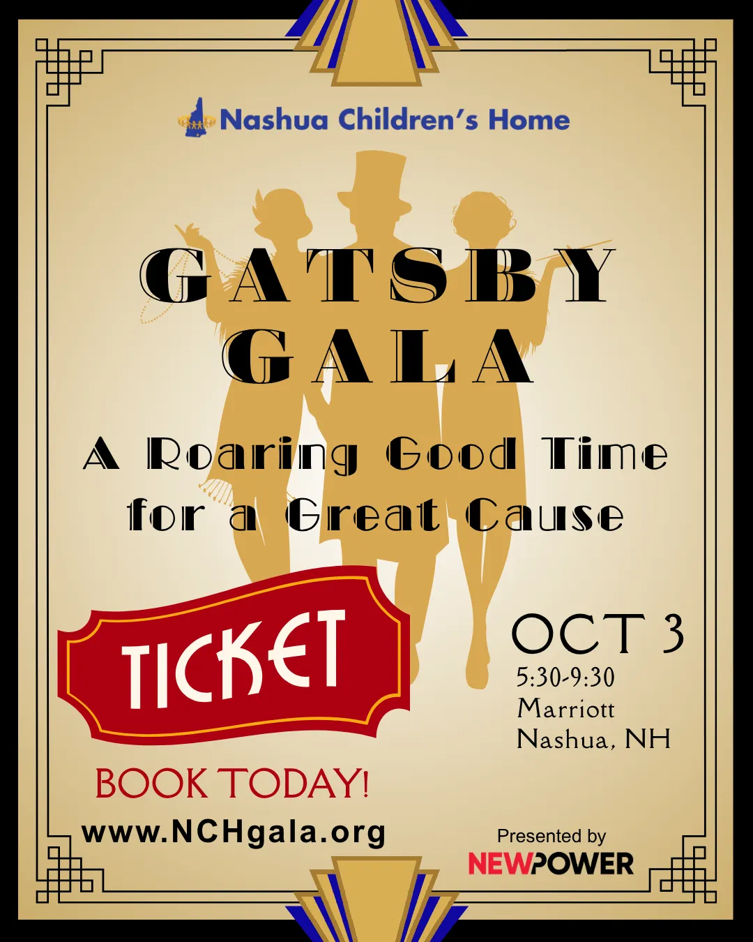 Nashua Children’s Home to Host Gatsby Gala on October 3