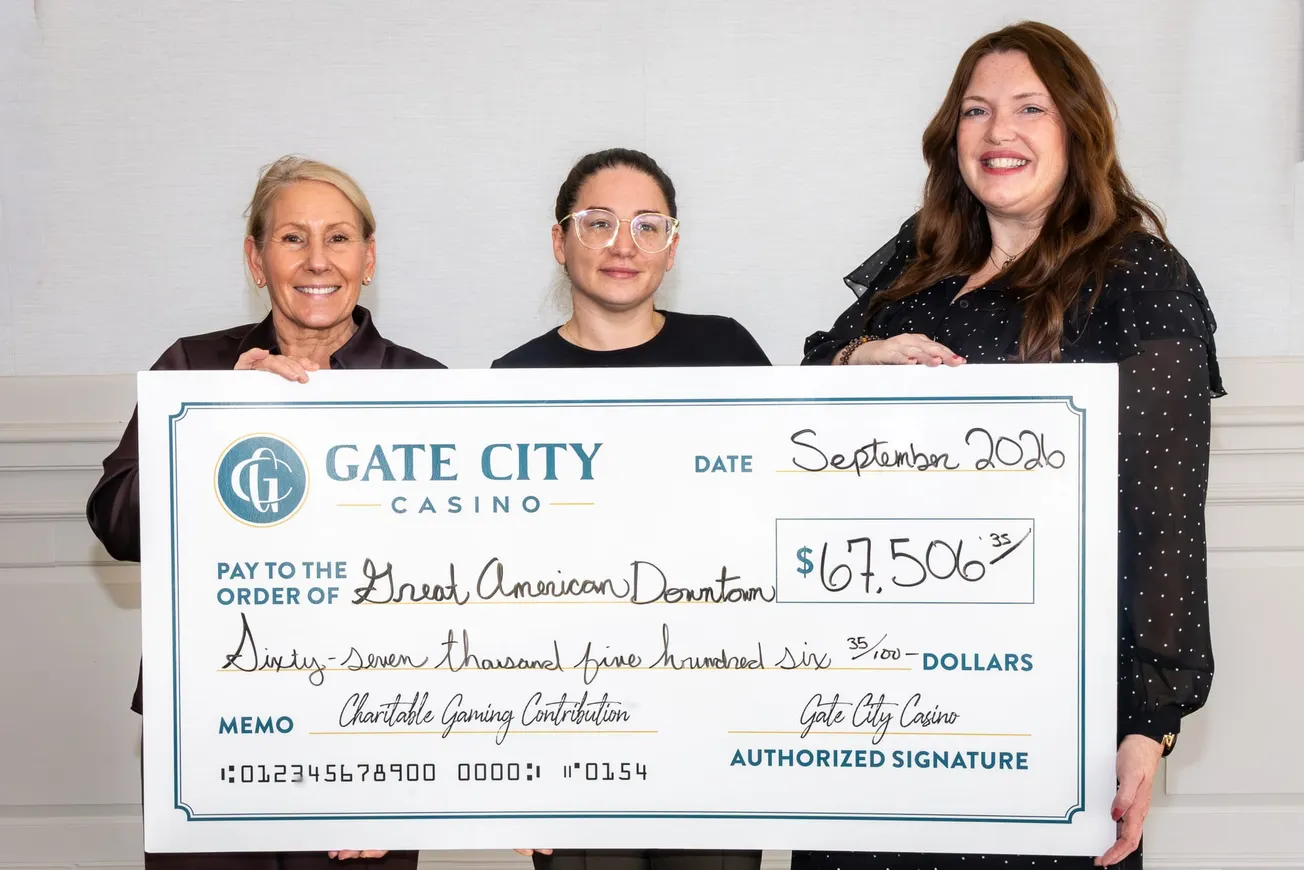 Gate City Casino donates $67,506 to Downtown Nashua Association