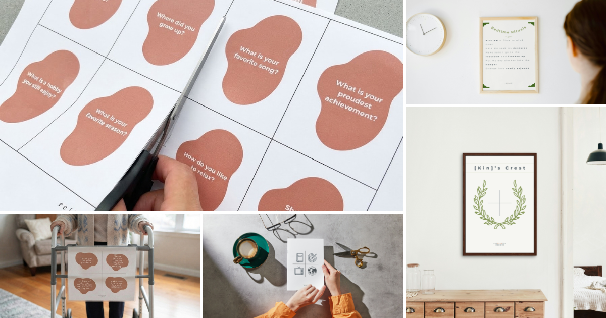 The re{kind}le Collection - Printable Tools for Human-Centered Care