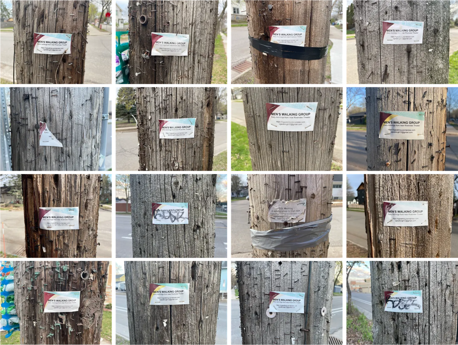 🚶‍♂️Strolling with the lightpole-famous "Men's Walking Group"