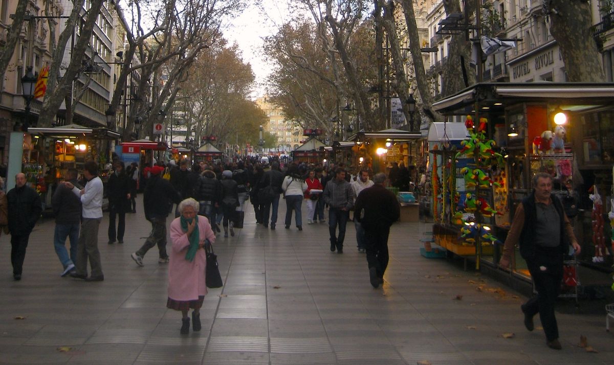 an open air market
