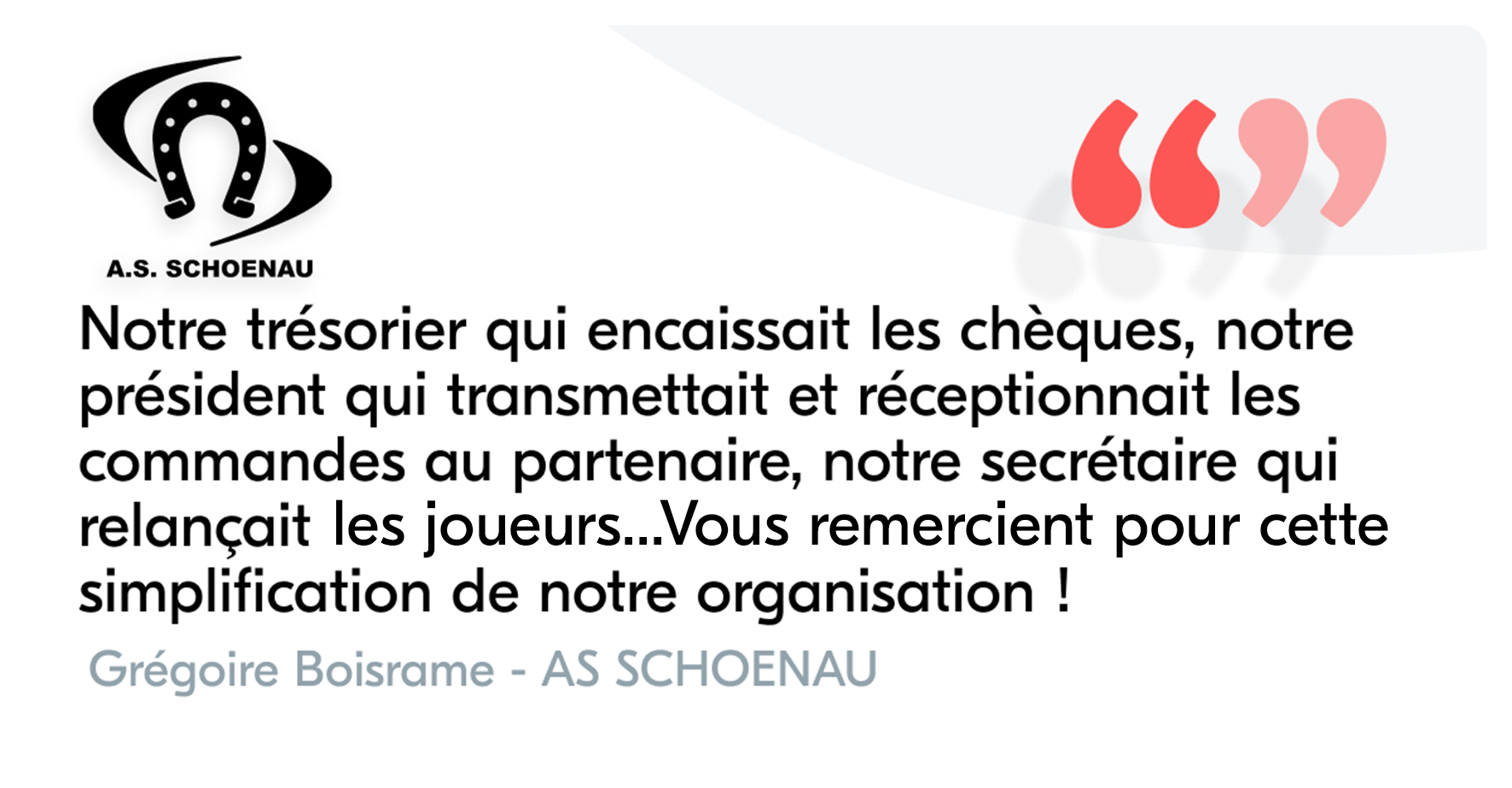 Témoignage de Grégoire Boisrame sur la simplification du circuit des commandes de ses licenciés