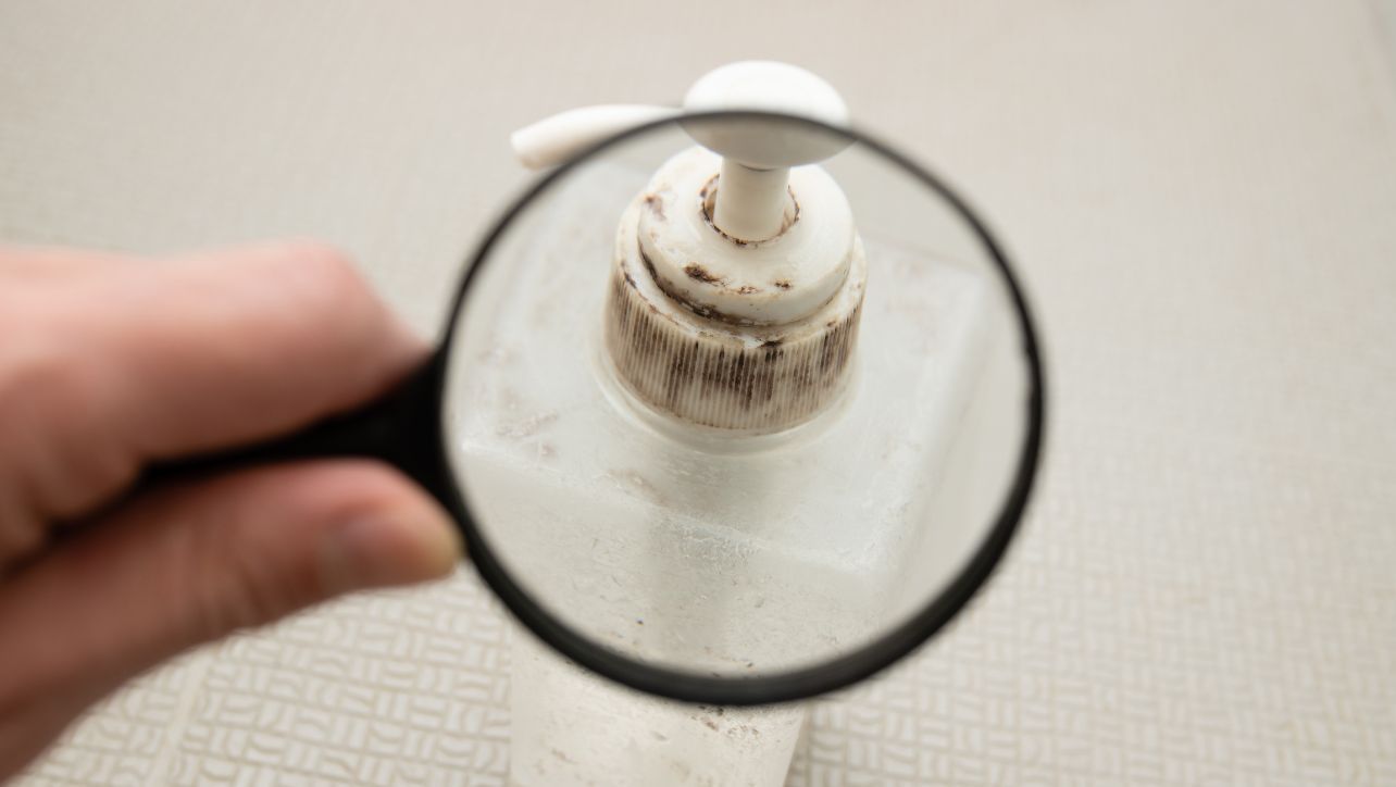 Mold On Shampoo Bottle