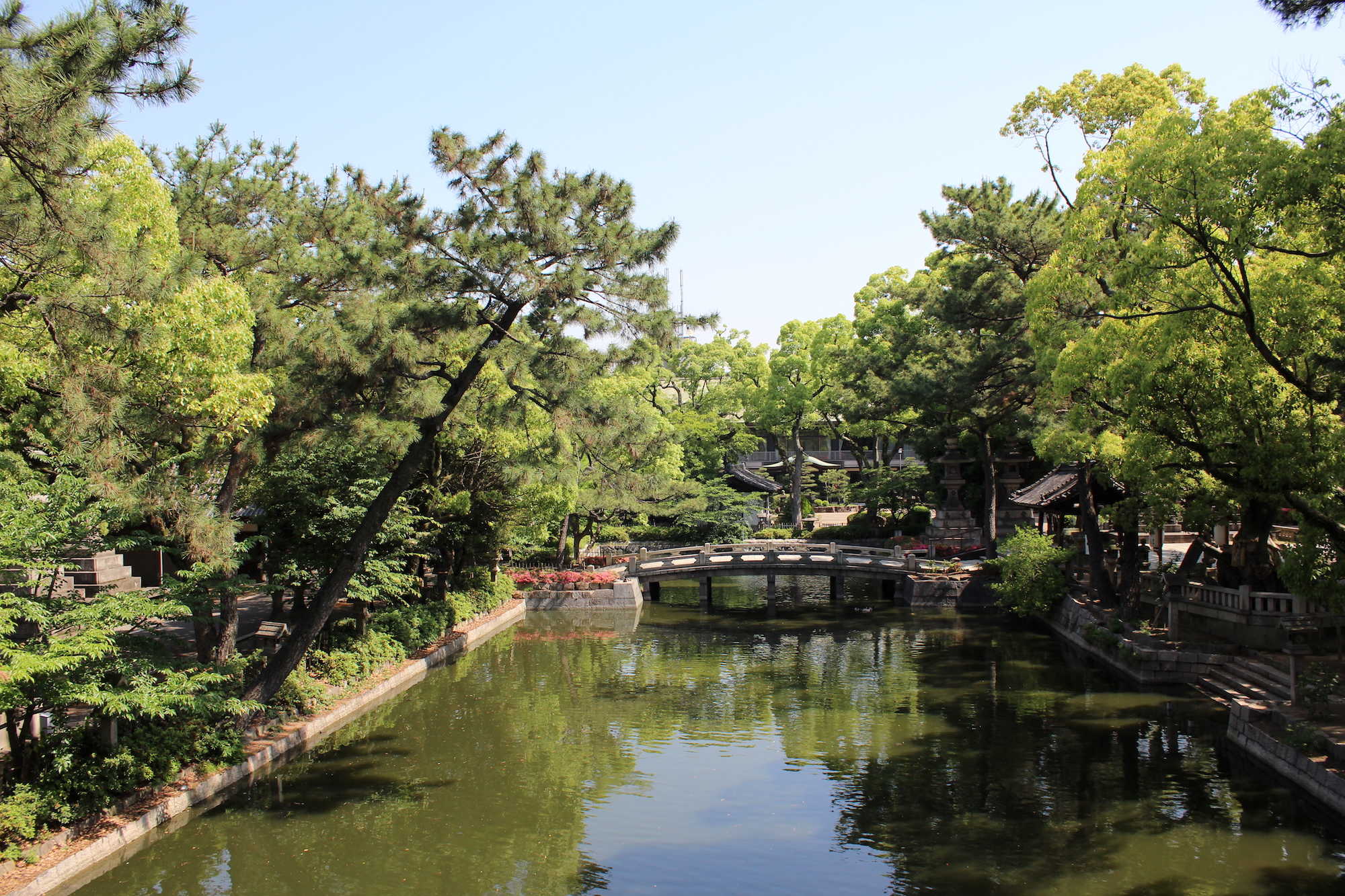 Bridge over a small river