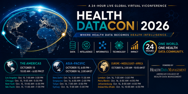 Announcing HealthDataCon 2026: 24 Hours. One World. One Health Data Community.