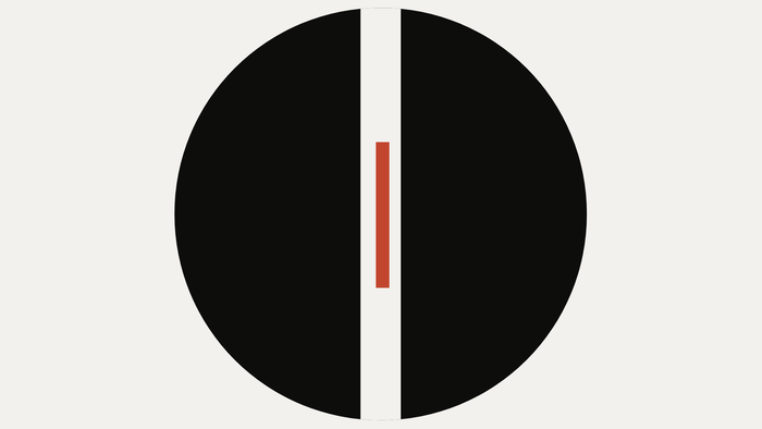 One whole reaction, cut in two, an abstract cut-paper illustration for the article “The One-Second Gap Between Trigger and Leadership”