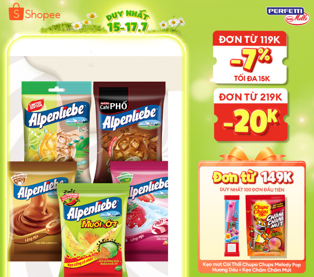 [Marketing] Perfetti Van Melle nên tạo ra Alpenlibe gói tổng hợp nữa nhỉ