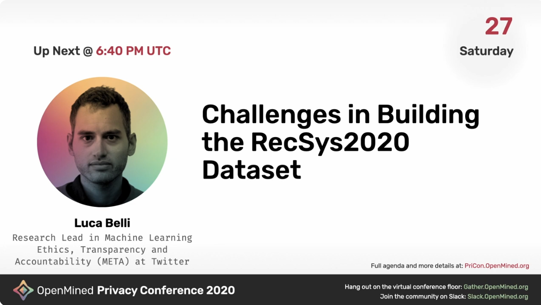 Challenges in Building the RecSys 2020 Dataset