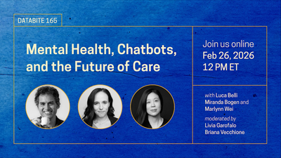 Mental Health, Chatbots, and the Future of Care