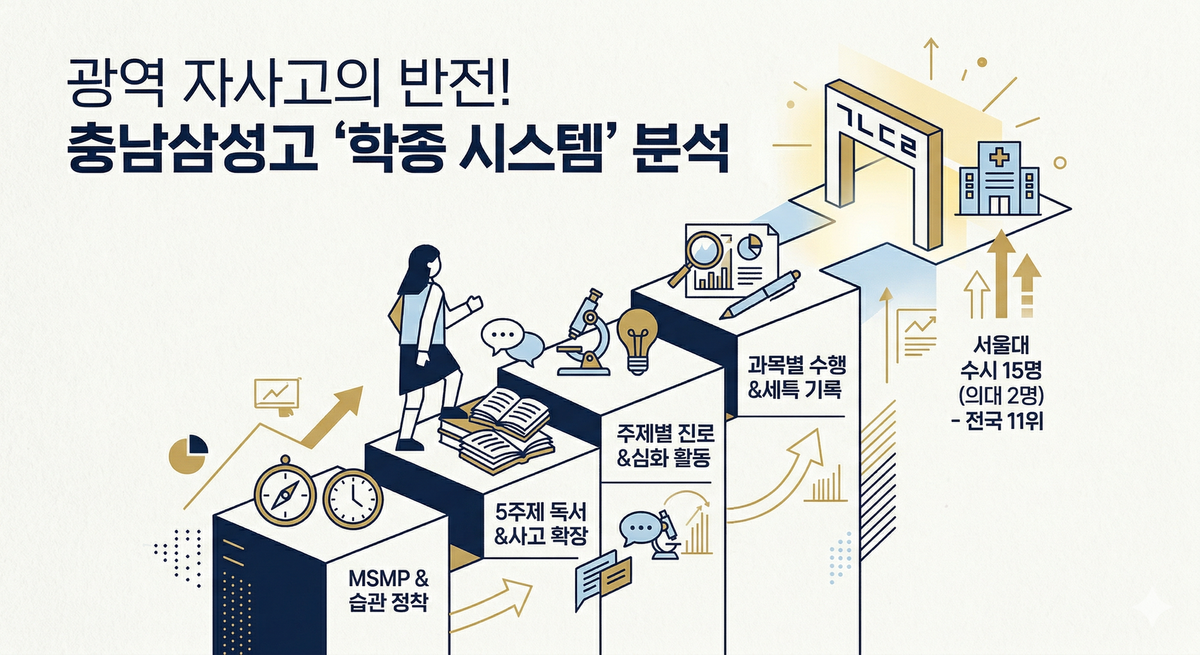 [자사고 분석] 충남삼성고 서울대 수시 전국 11위, 합격 코드는 수행평가에 있다