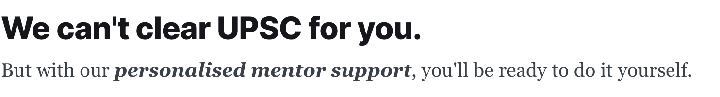 Join UPSC Coaching | Crack IAS, IPS Exam