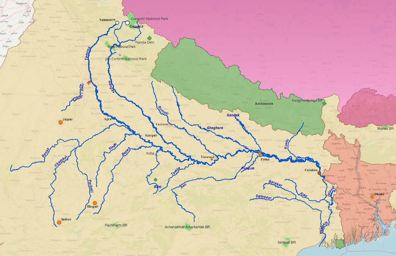 Ganga River System