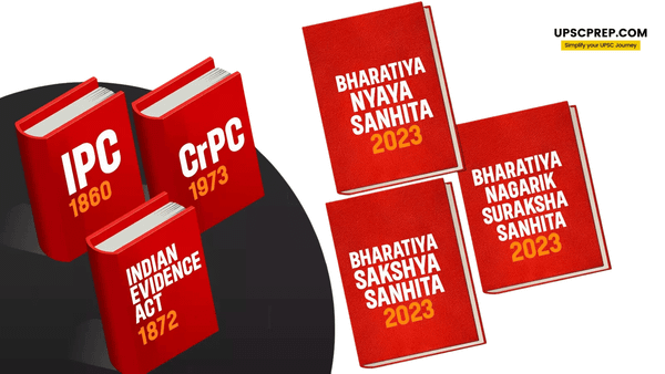 What are the three new criminal laws?