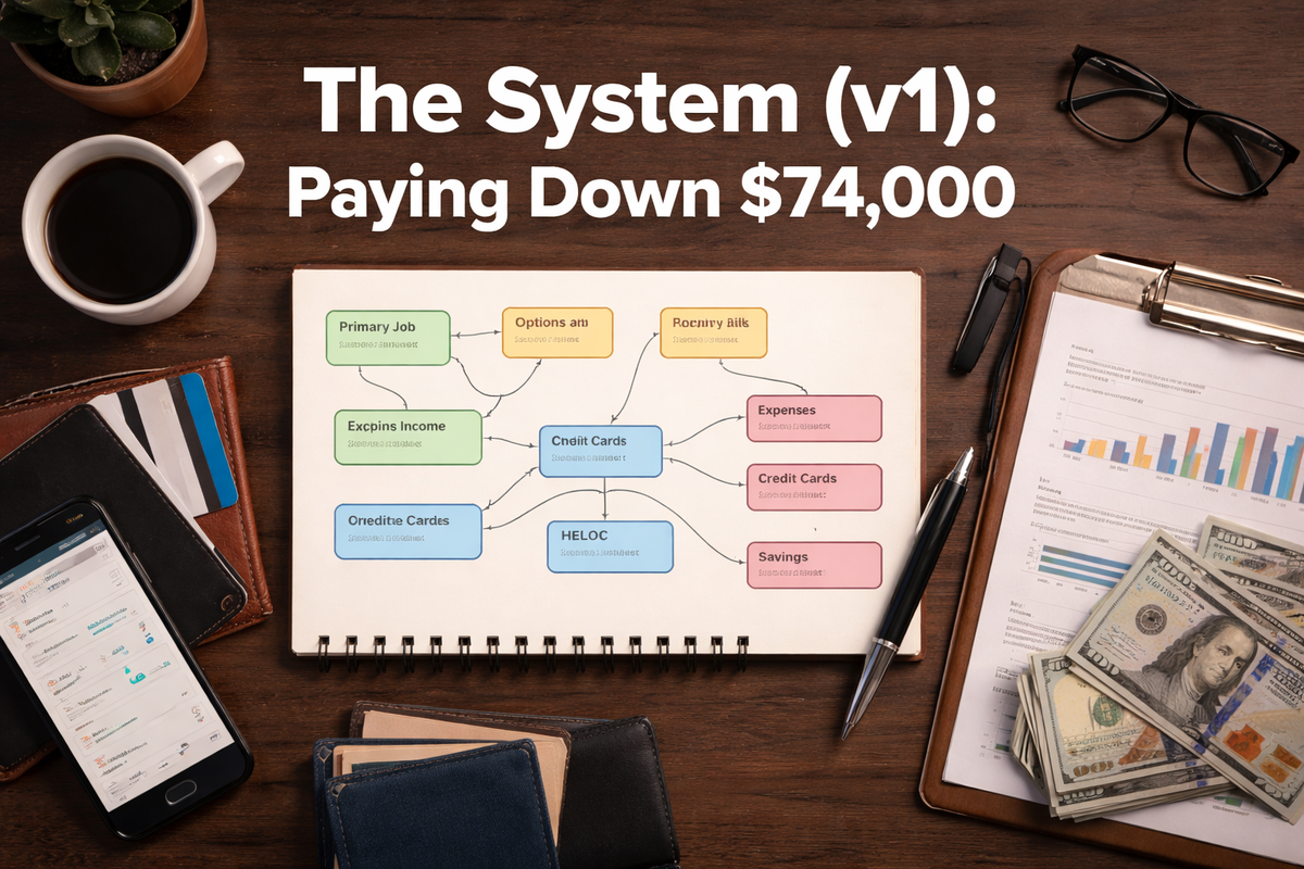 The System (v1): How I’m Paying Down $74,000 Without Starting Over