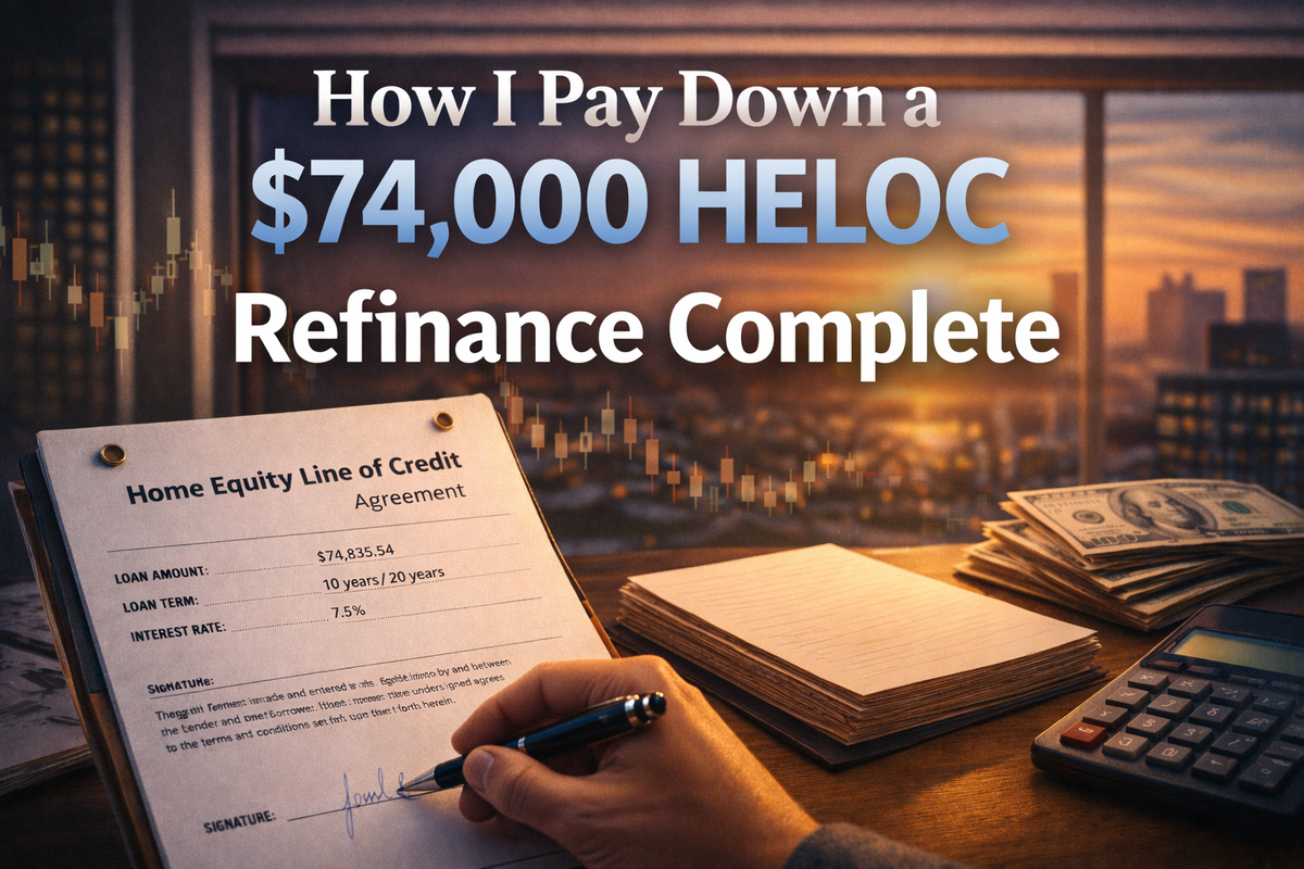 I Just Refinanced My HELOC — Here's What Changed (And What Didn't)