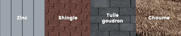 types de couvertures de toitures