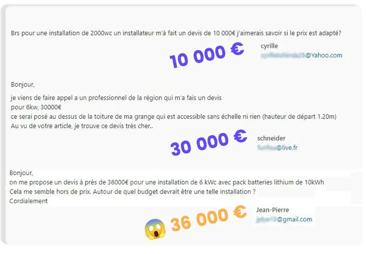 commentaires devis blog panneaux solaires