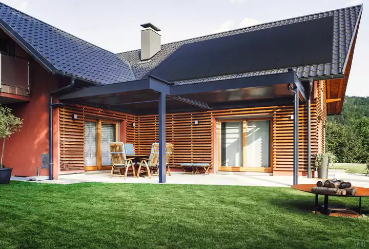 panneaux solaires SunPower sur une maison
