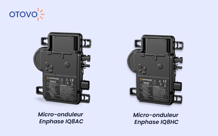 micro-onduleurs enphase IQ8AC et IQ8HC