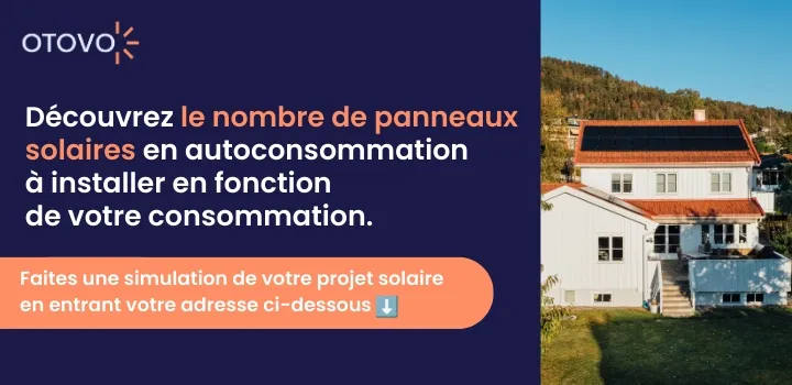 bouton découvrir le nombre de panneaux solaires en autoconsommation à installer
