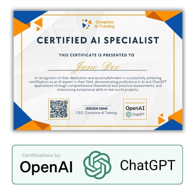 All AI Certifications