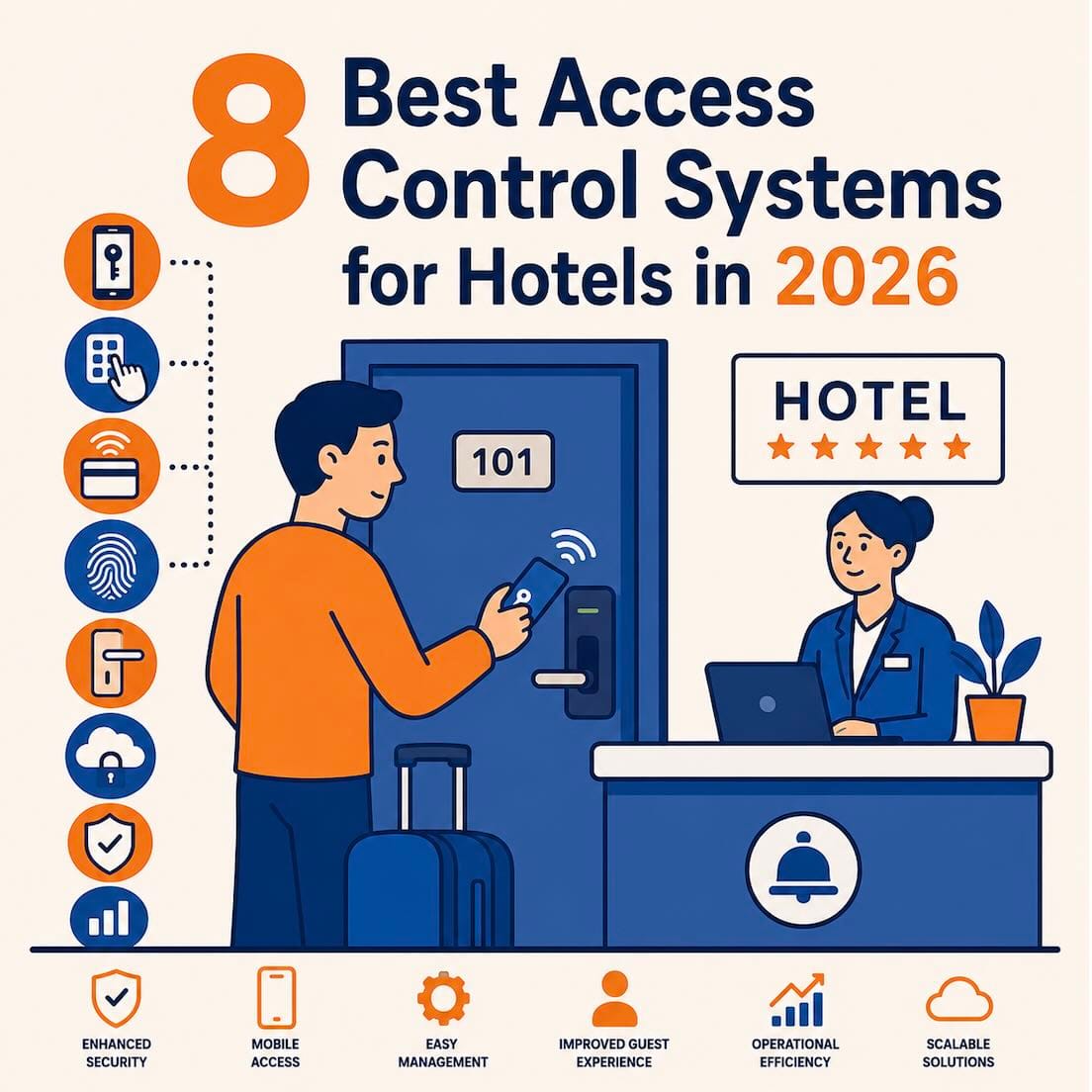8 Best Access Control Systems for Hotels in 2026