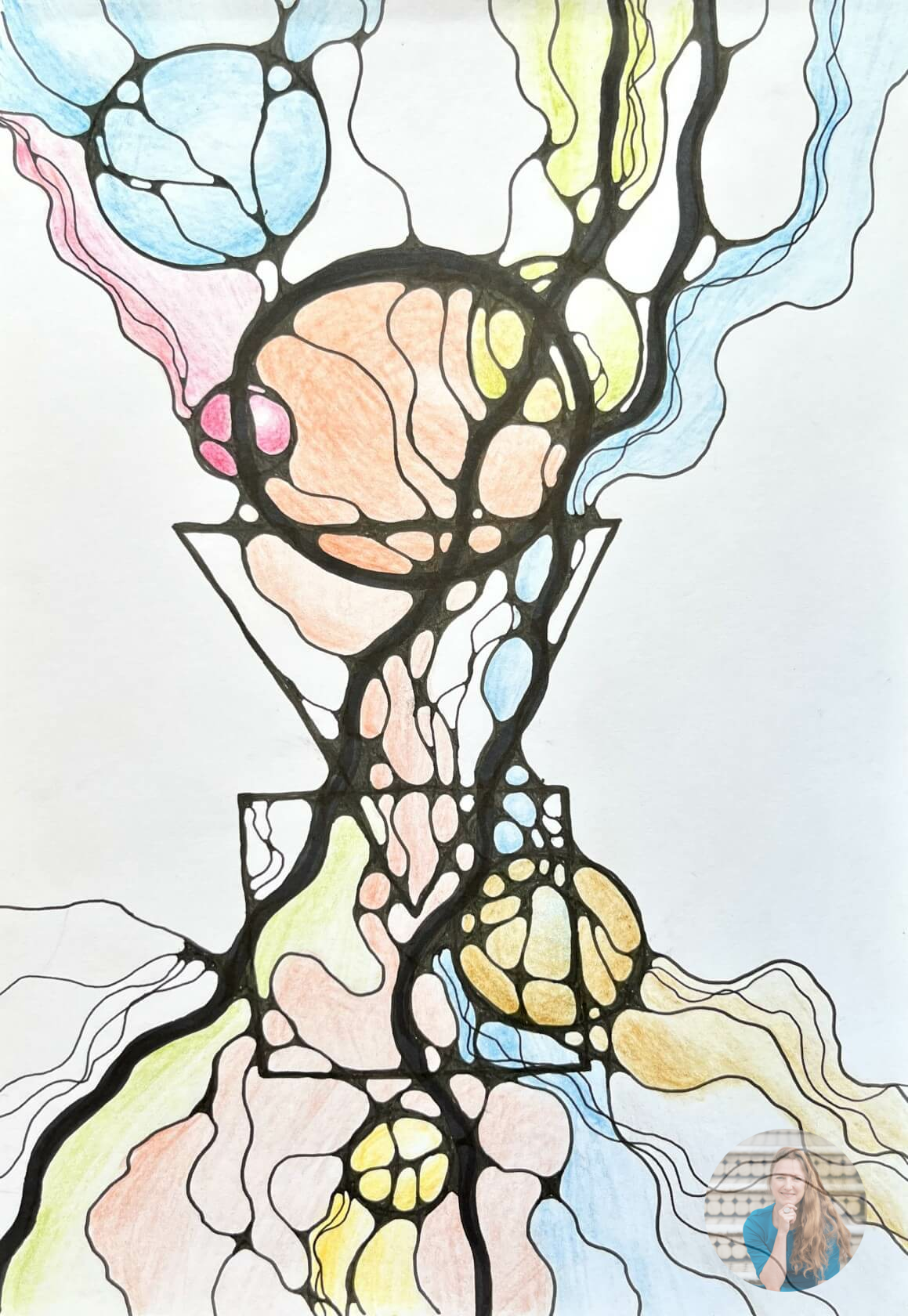 ‘Ice-cream Cone of Plenty’ - NeuroGraphica drawing by Margarita Steinberg