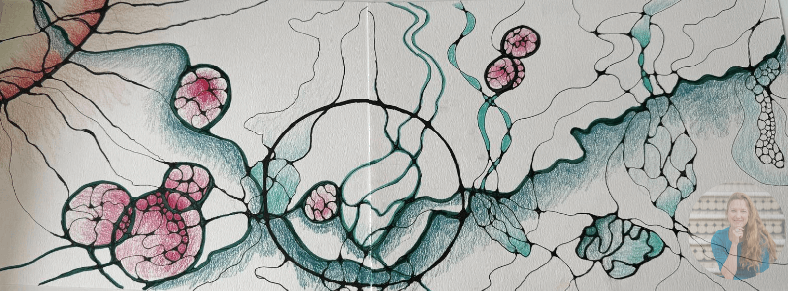 NeuroGraphica drawing by a ByHeart Coaching client (reproduced with permission)