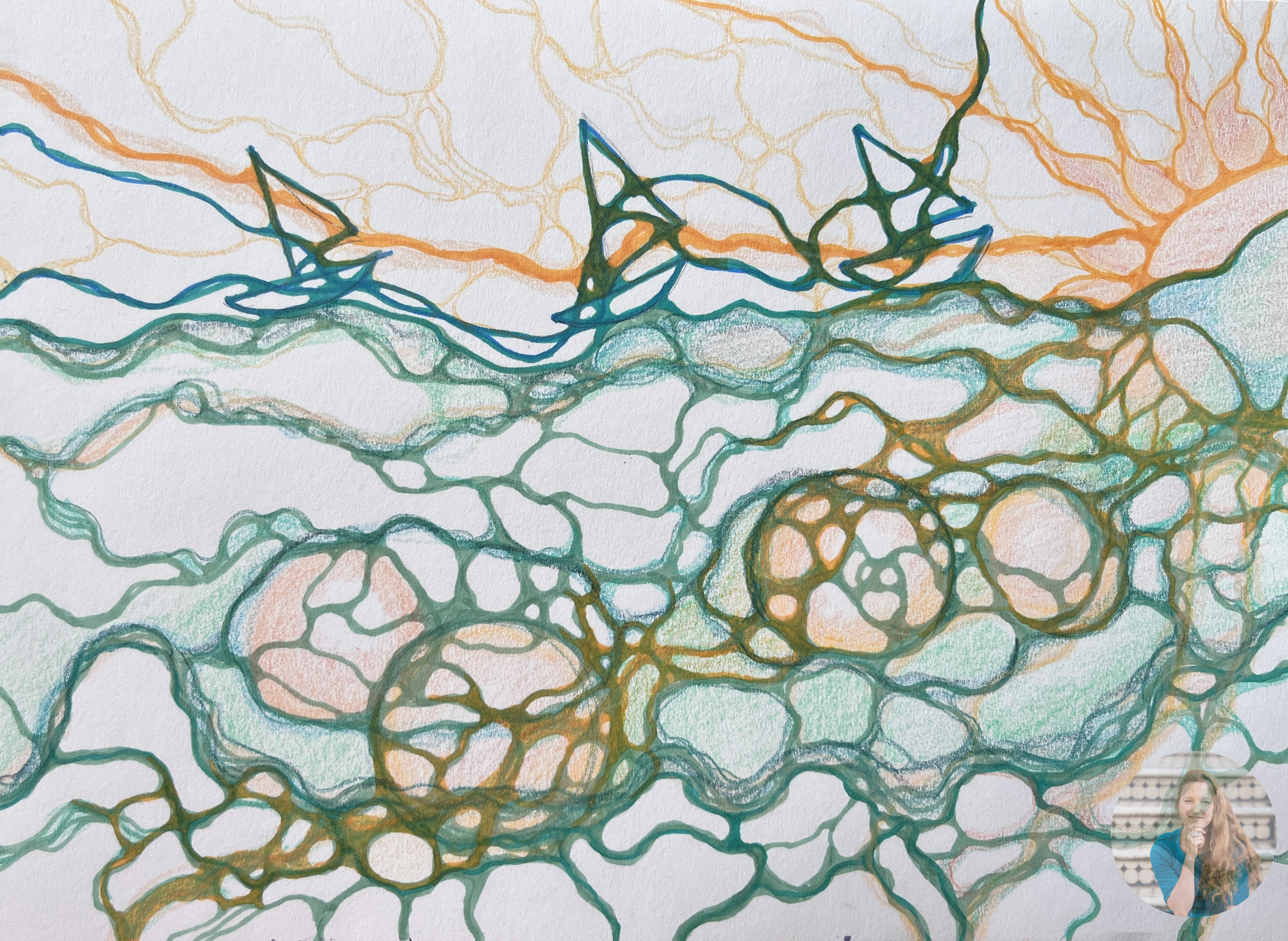 ‘Journey over the Sea’ - NeuroGraphica drawing by Margarita Steinberg