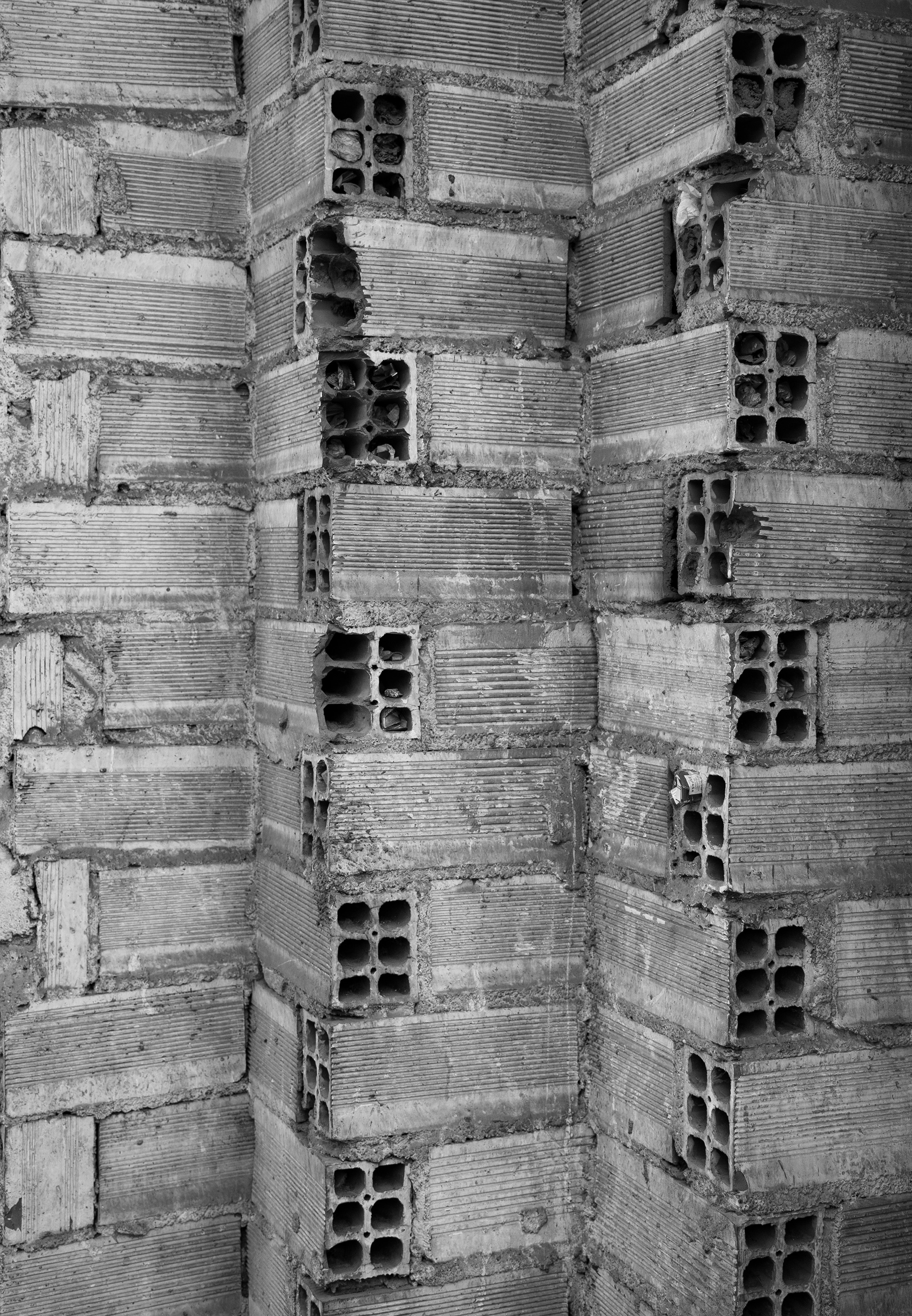 Exposed Brick, Old Town, Bilbao, Spain