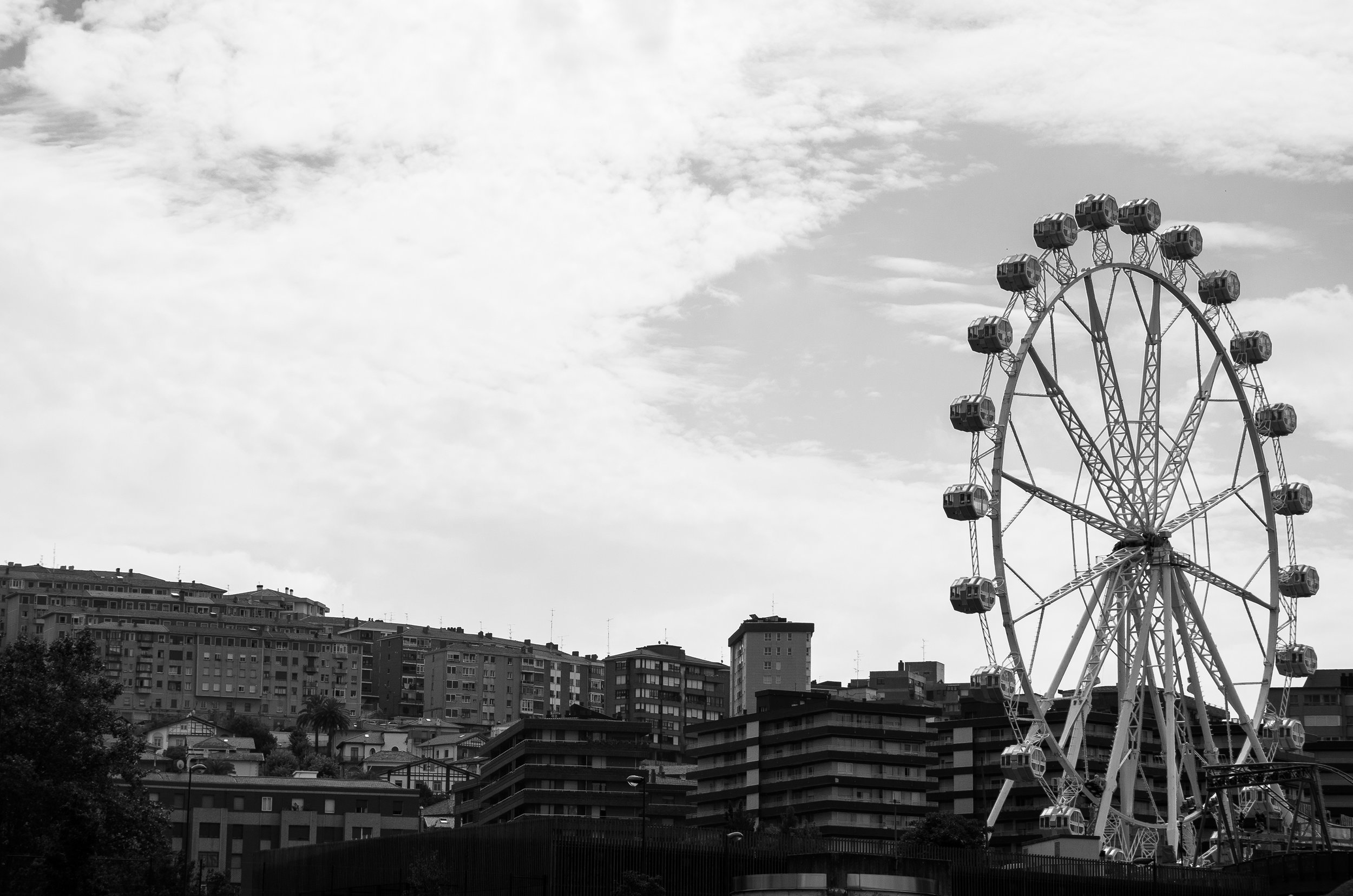 Hillside Neighborhood Farris Wheel, Bilbao, Spain