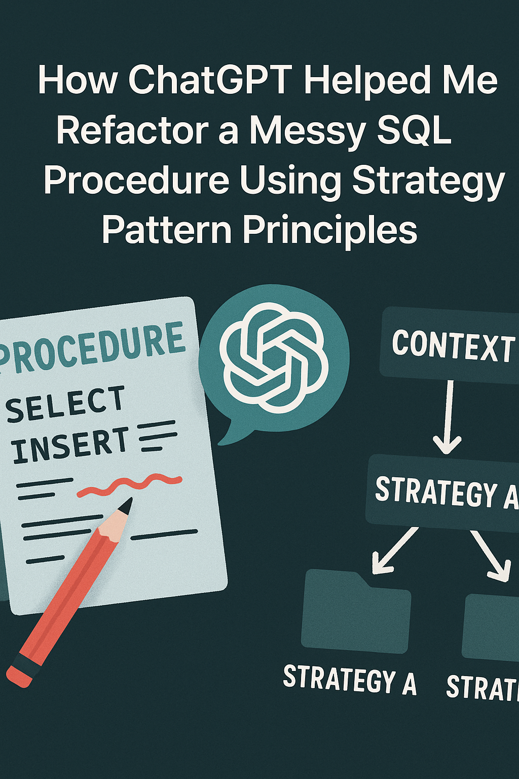 How ChatGPT Helped Me Refactor a Messy SQL Procedure Using Strategy Pattern Principles