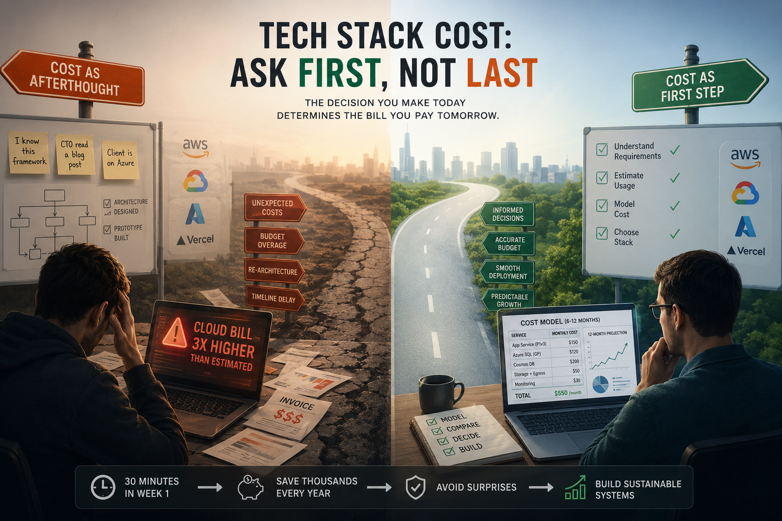 Know Your Production Hosting Cost Before You Choose Your Tech Stack
