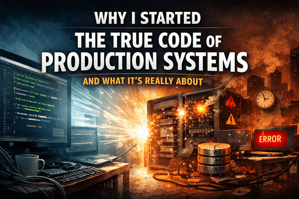Why I Started The True Code of Production Systems Series
