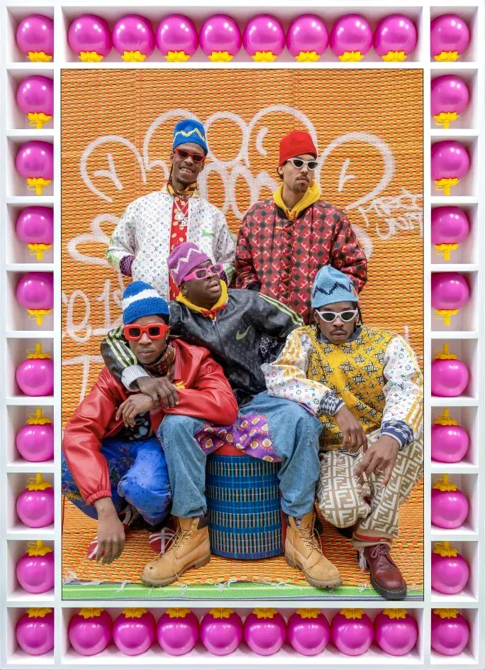 Hassan Hajjaj takes over Sotheby with new exhibition celebrating London's next generation of creatives.