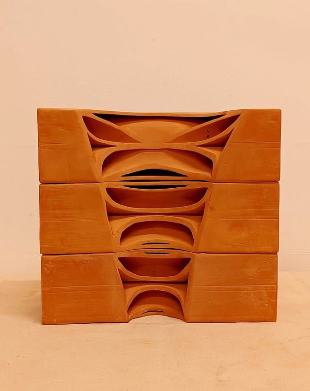 Anisa Nachett: Where Western Bricks Meet Moroccan Zellige in her Sculptures