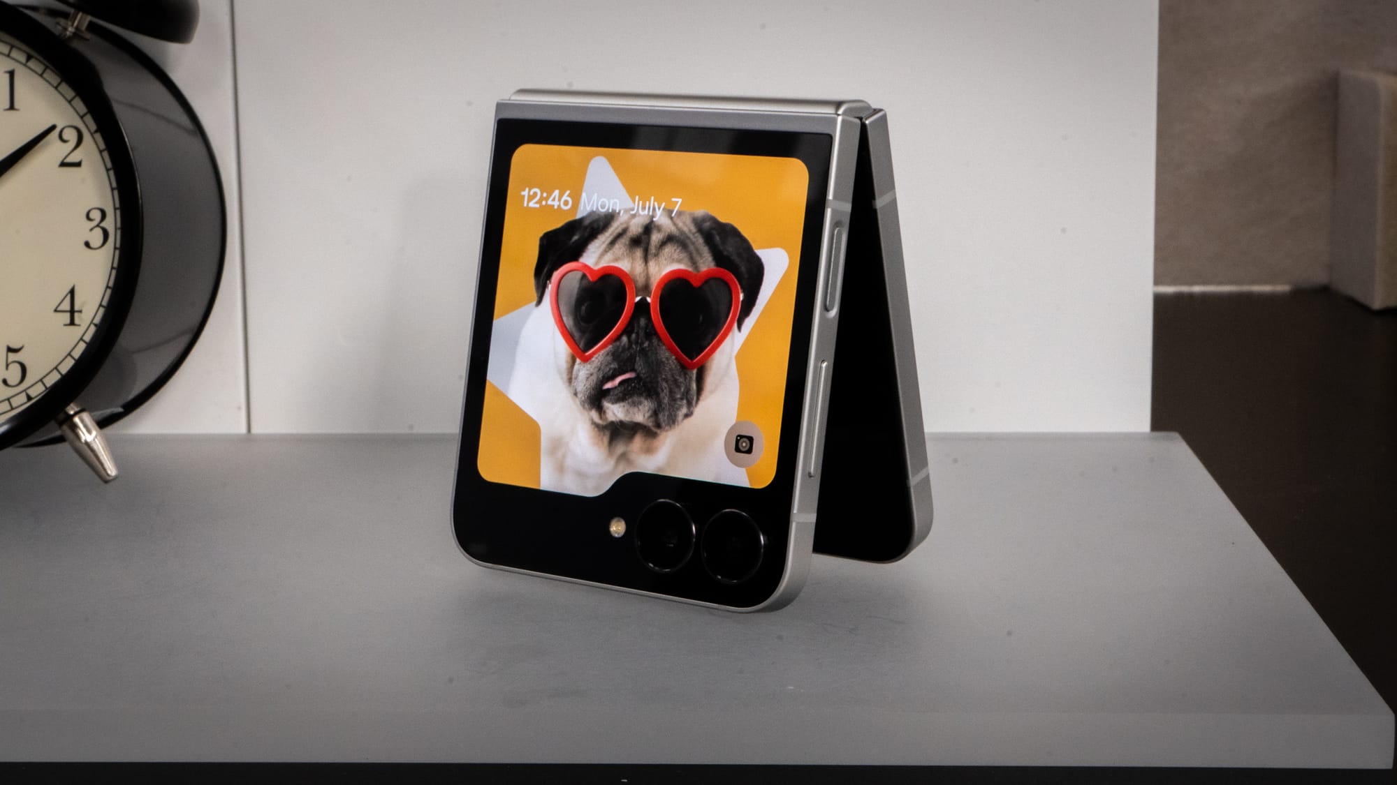 A photo of the Galaxy Z Flip 7 FE