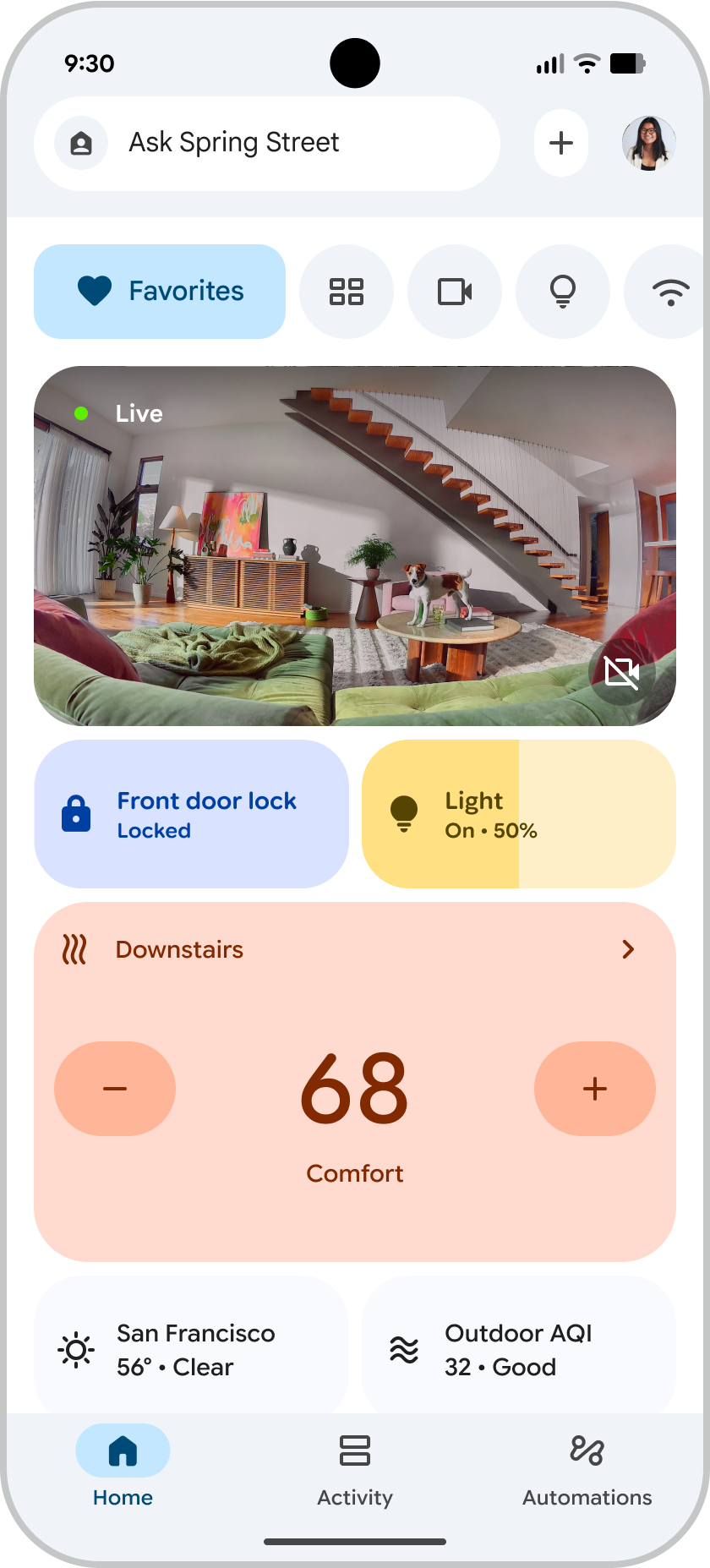 google home app screenshot