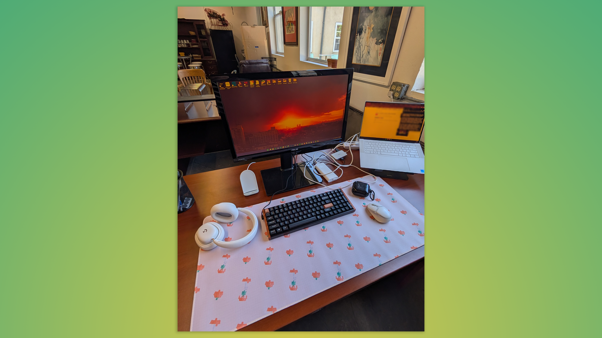 A photo of what used to be desk space I had where I was going to make Android Faithful a big success 