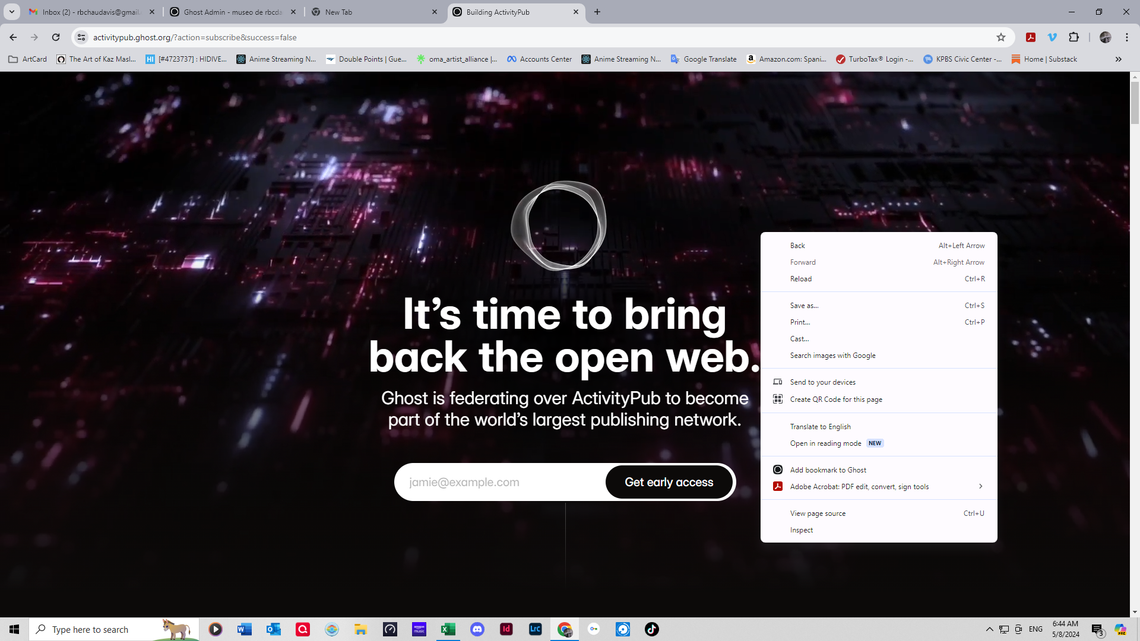 Activity Pub, suppose  this site worked like Instagram...