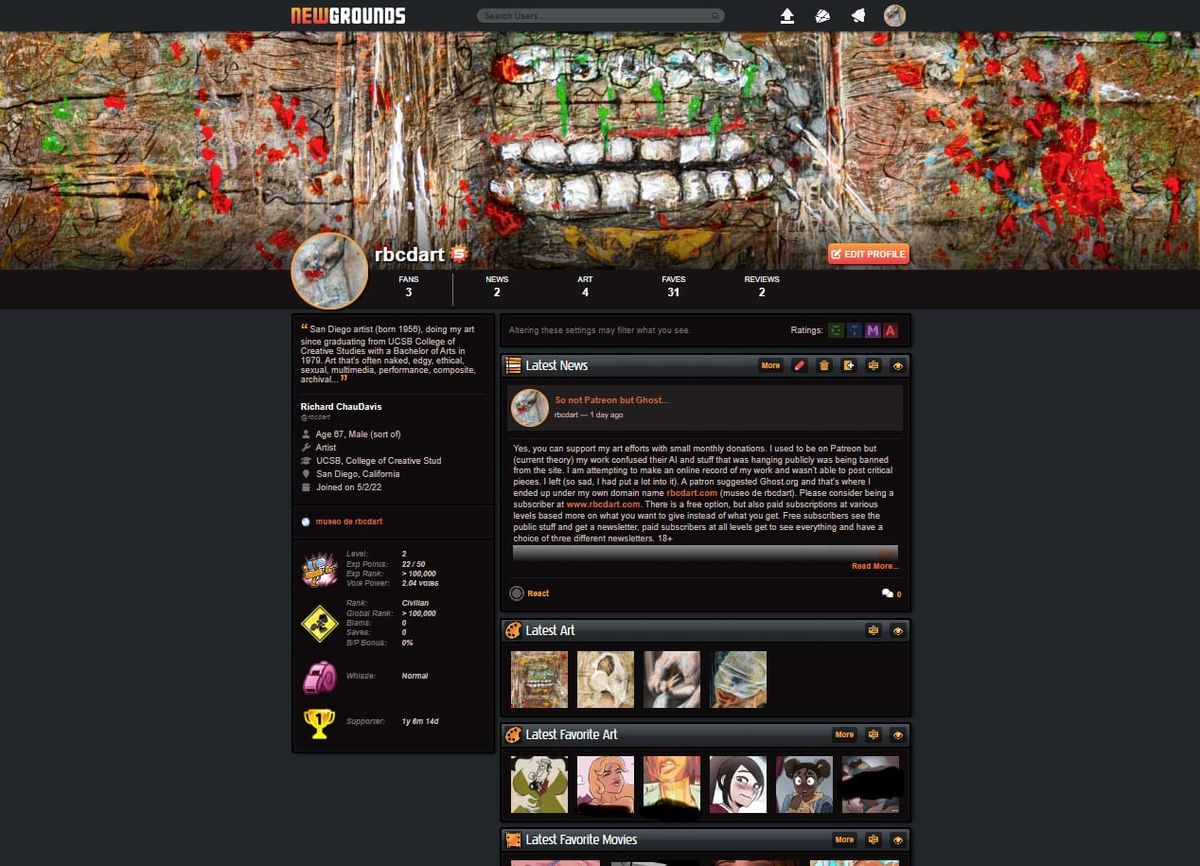 Newgrounds, 6-20-2024