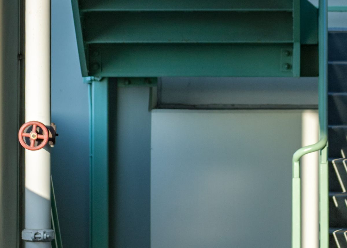 Concrete Garage Stairway, 5-9-2009