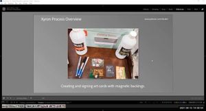 Creating and Signing Art Cards with Magnetic Backings, 4-14-2021