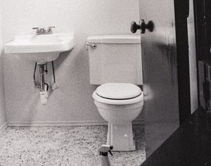Cleaning the Master Bathroom, 1990 or so
