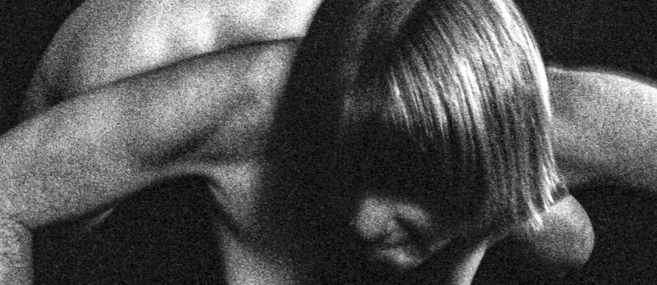 Kathleen Crouching in the Dark Space, 5-18-1988