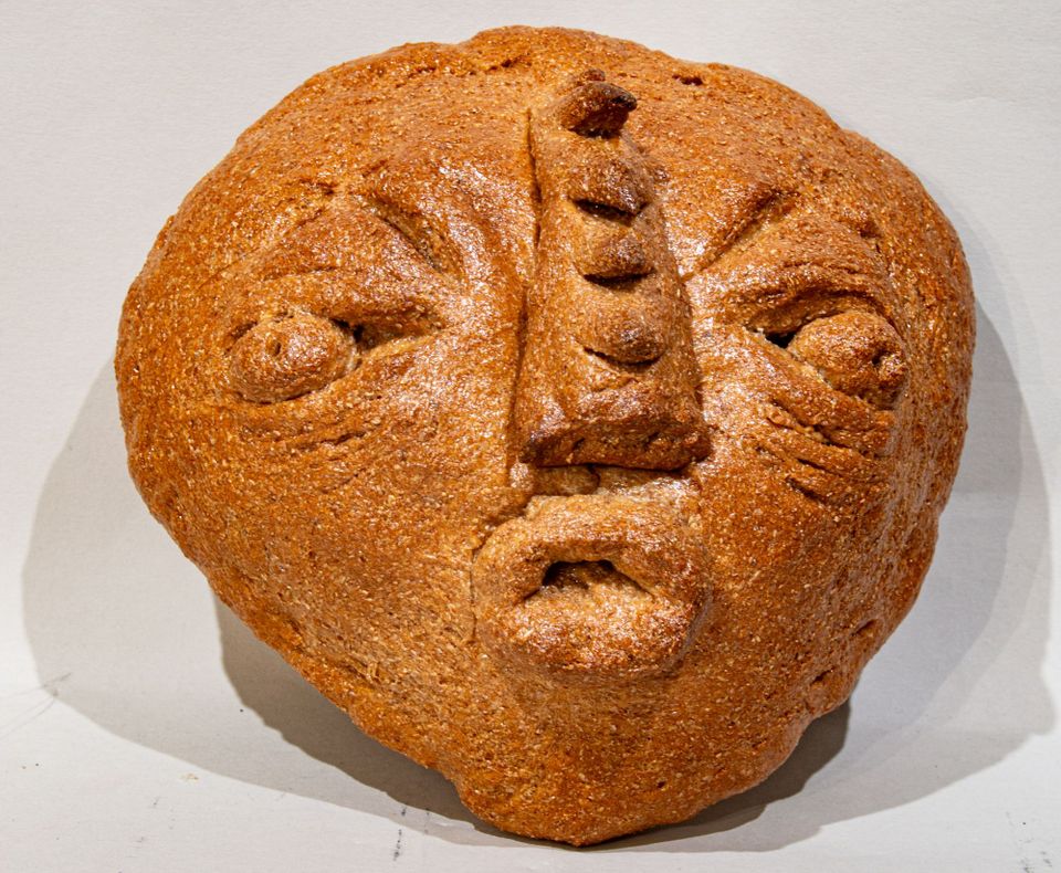 Maria and Fred in Fred's kitchen, 4-10-2019