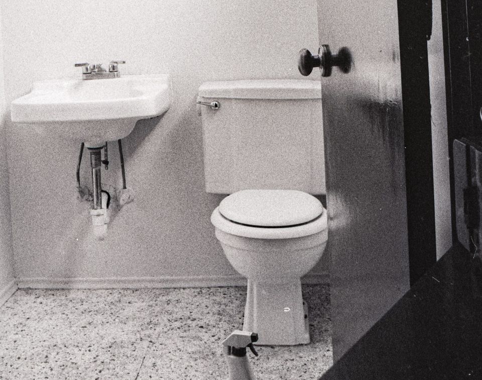 Cleaning the Master Bathroom, 1990 or so