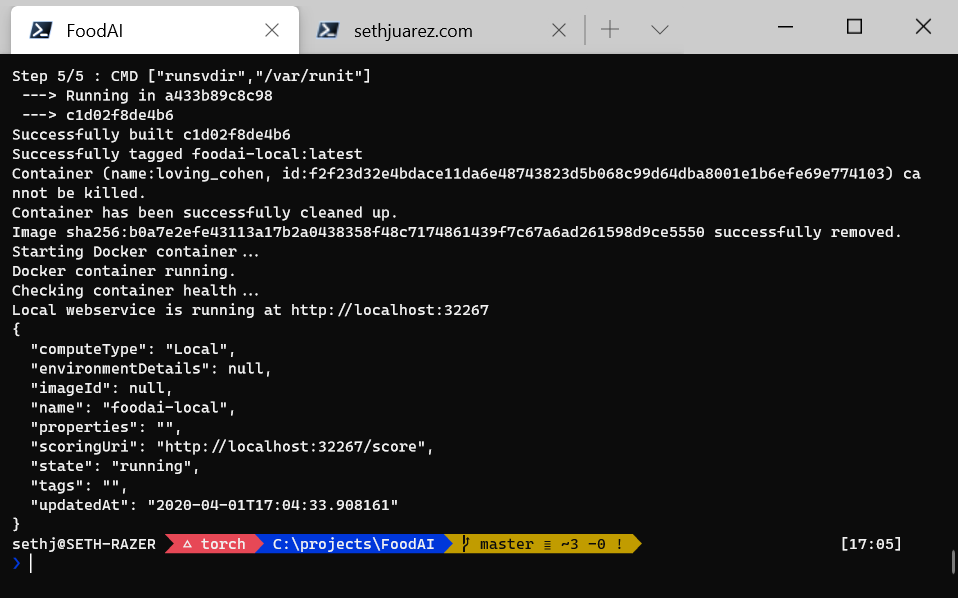 Local Docker Inference