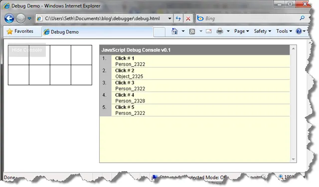 Creating Advanced ASP.NET MVC Controls (Part 1, A Debugger)