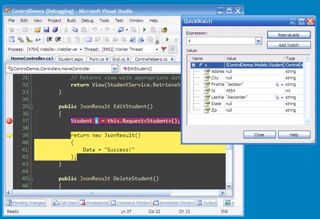 JQuery MVC Form Helper